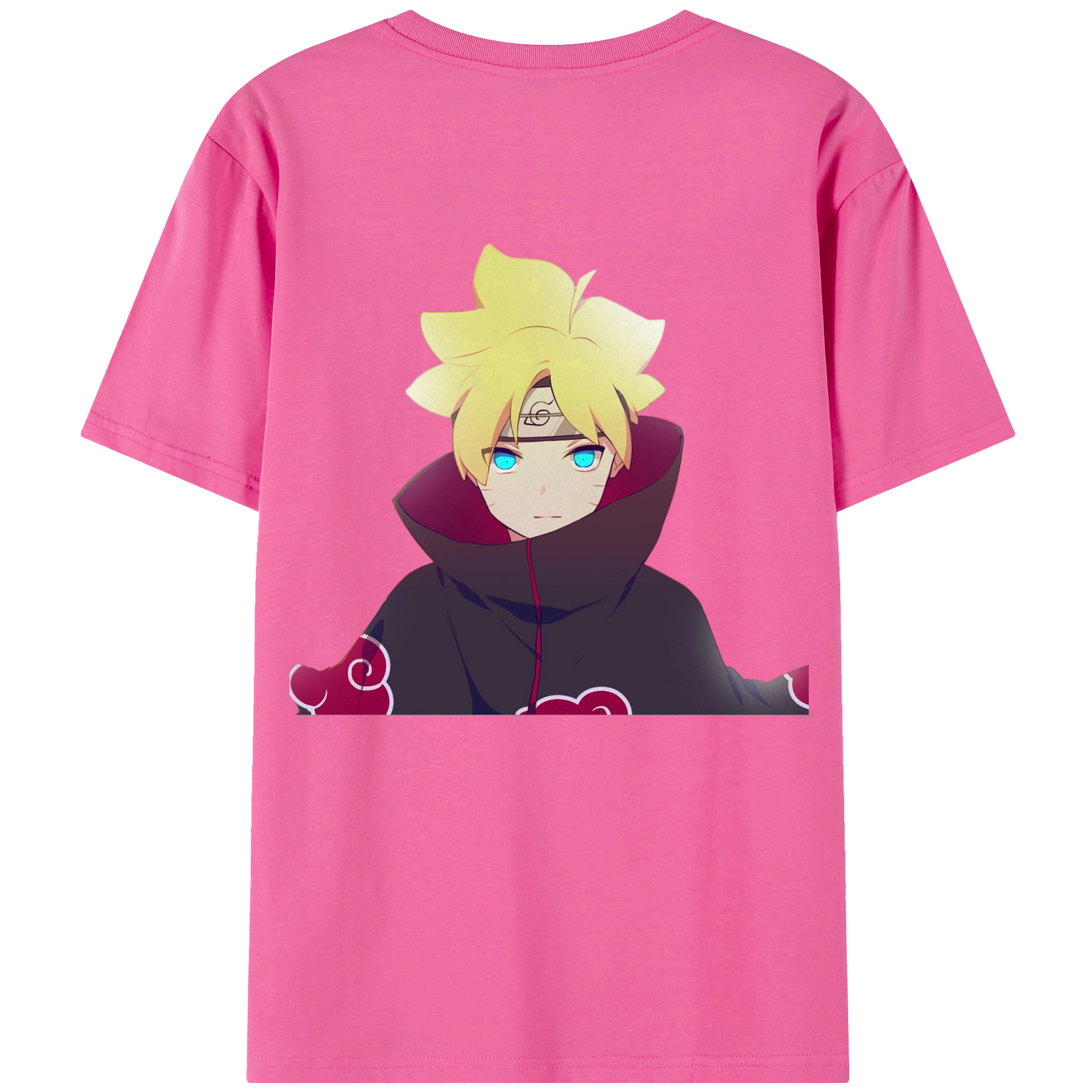（画像用） NARUTO -ナルト- うずまき ボルト Uzumaki Boruto レディース半袖Tシャツ(バックプリント)